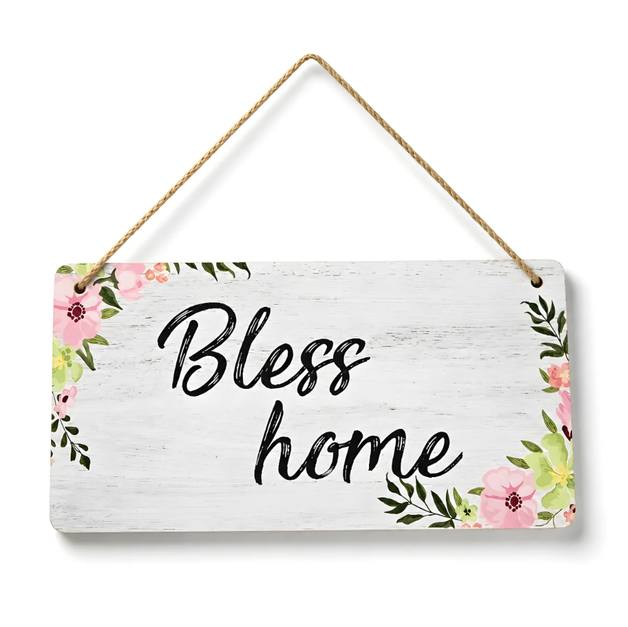 Декоративна табелка за стена Bless Home, MDF, 22 × 12,5 см 9 Декоративна табелка за стена Bless Home, MDF, 22 × 12,5 см