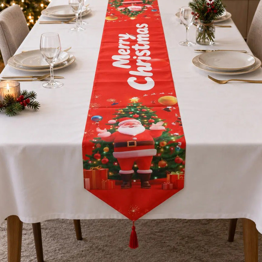 Коледен тишлайфер за маса Merry Christmas, 180 х 33 см 6 Коледен тишлайфер за маса Merry Christmas, 180 х 33 см