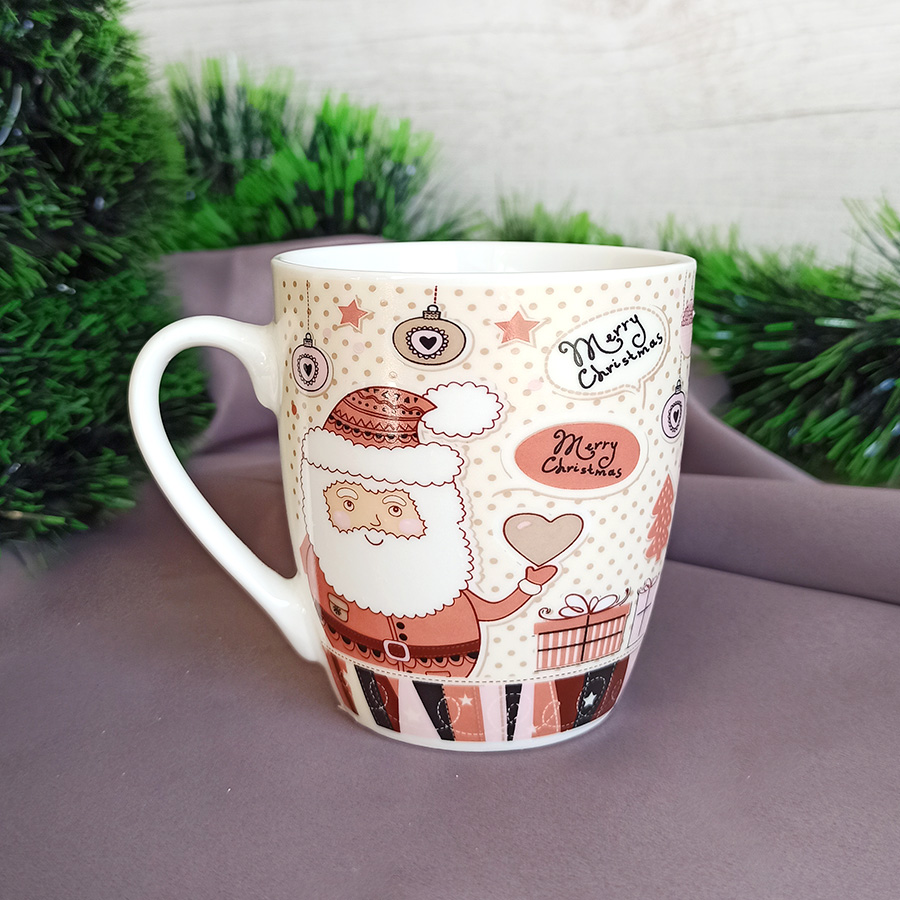 Керамична коледна чаша Merry Christmas, 180 ml 2 Керамична коледна чаша Merry Christmas, 180 ml - Image 2