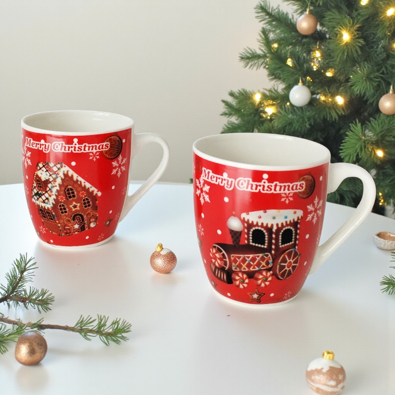 Керамична коледна чаша Бисквитки Merry Christmas, 250 ml 3 Керамична коледна чаша Бисквитки Merry Christmas, 250 ml - Image 3