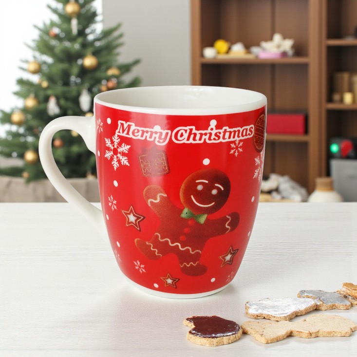 Керамична коледна чаша Бисквитки Merry Christmas, 250 ml 5 Керамична коледна чаша Бисквитки Merry Christmas, 250 ml - Image 5